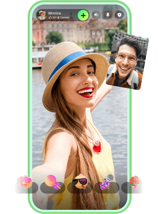 Video Chat with Beautiful Woman on 1v1Chat 