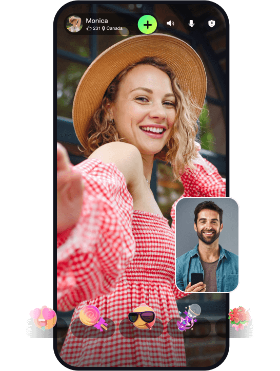 Video Chat with Beautiful Woman on 1v1Chat 